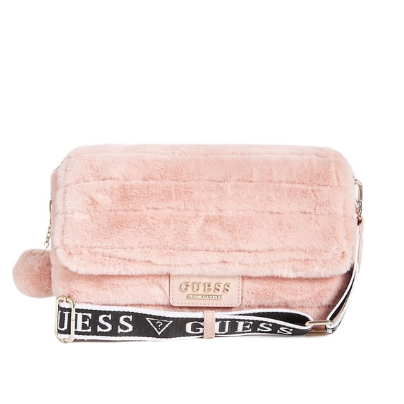 New GUESS Liddie Crossbody/Shoulder Bag In Pink - Picture 1 of 8
